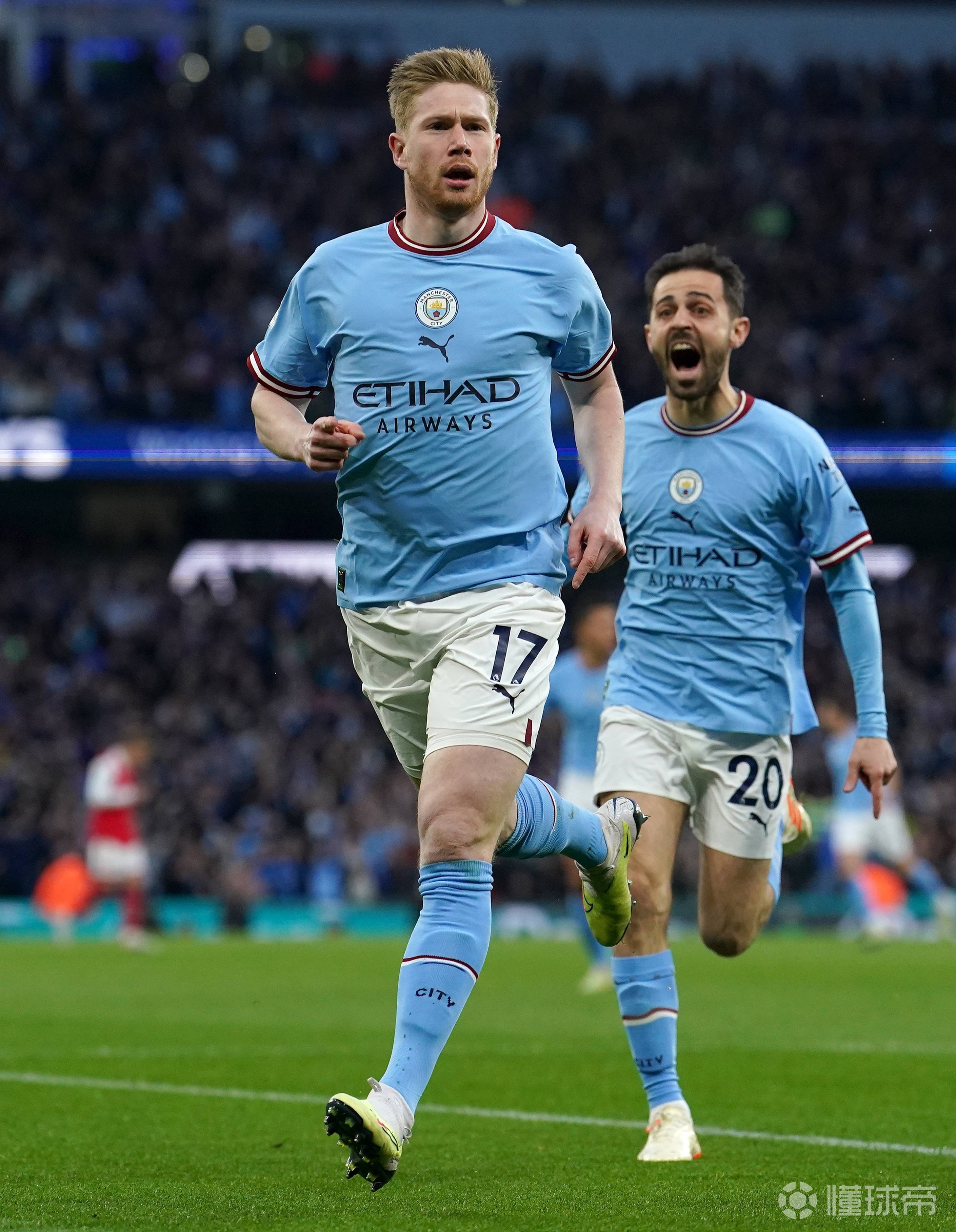 阿森纳翻盘里昂，德布劳内点燃赛场