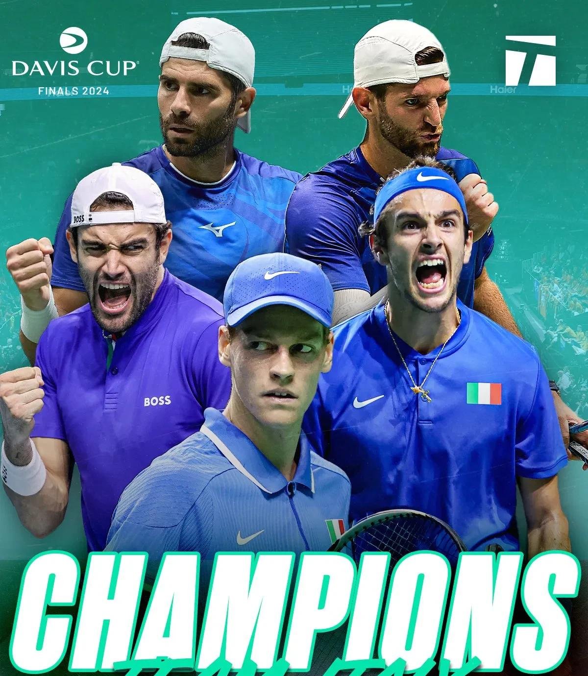 法网轻取戴维斯杯，辛纳惊艳四座